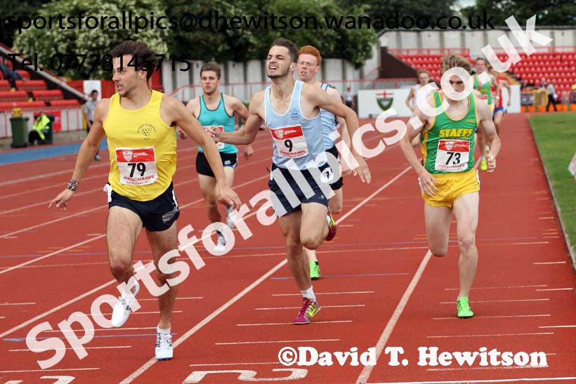 Senior boys 800 metres, English Schools Track and Field. Photo: David T. Hewitson/Sports for All Pics